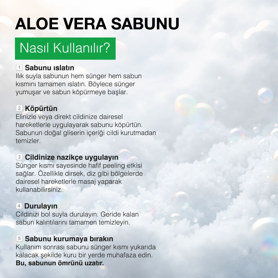 EL YAPIMI DOĞAL KABAK LİFLİ ALOEVERA SABUNU