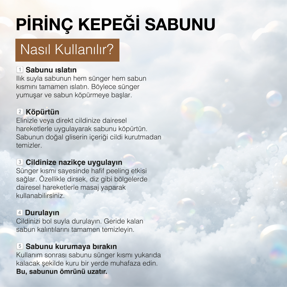 EL YAPIMI DOĞAL KABAK LİFLİ PİRİNÇ KEPEĞİ SABUNU