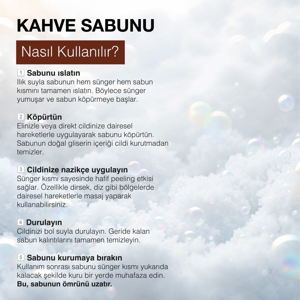 EL YAPIMI DOĞAL KABAK LİFLİ KAHVE SABUNU