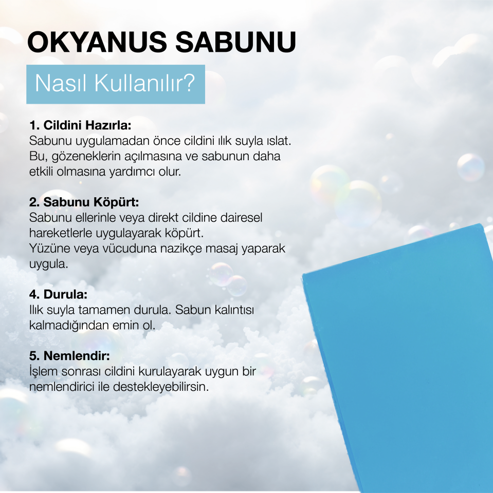 SİVİLCE VE SİYAH NOKTA KARŞITI GLİSERİNLİ OKYANUS SABUNU